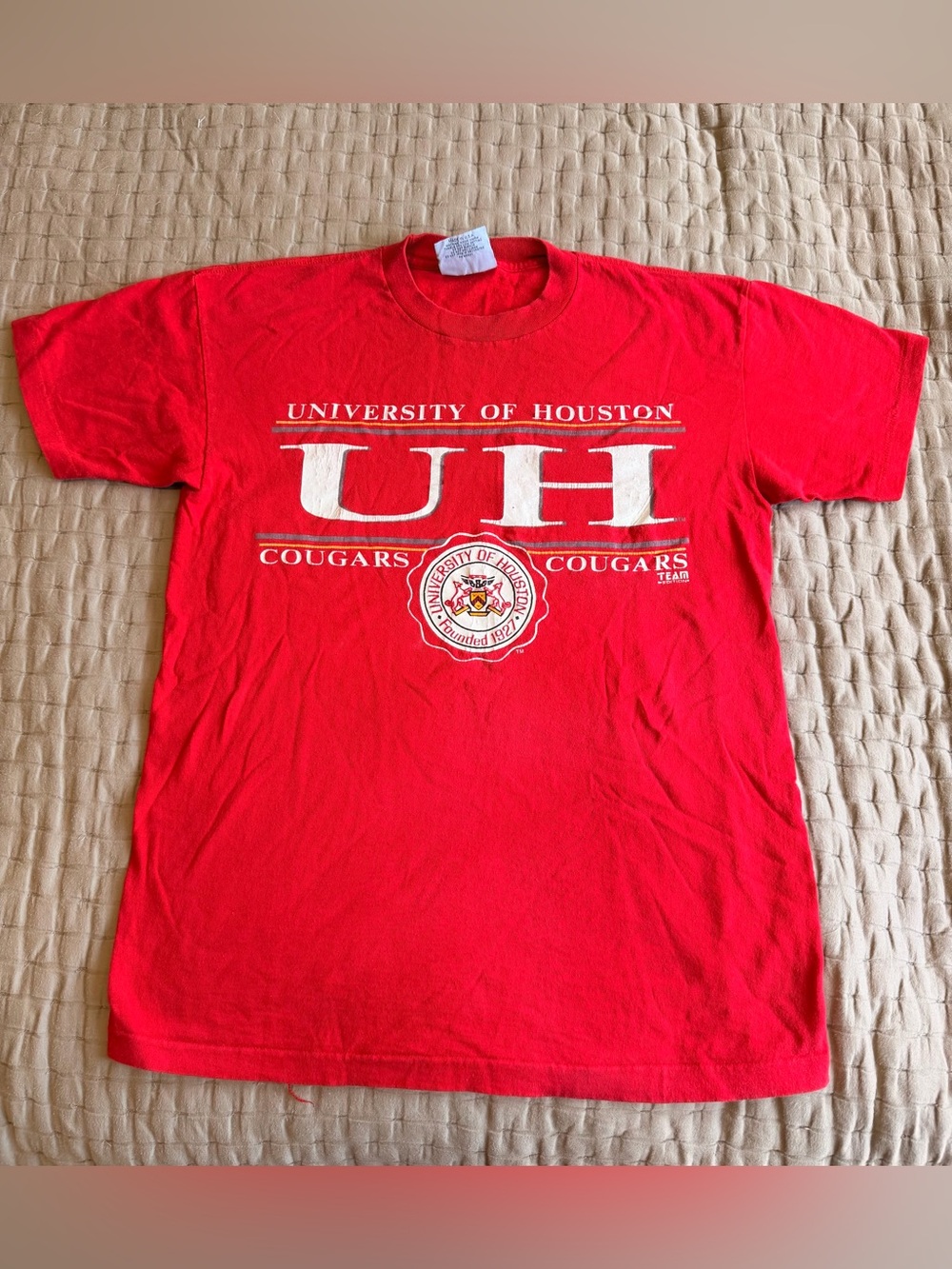 Vintage University of Houston College T-Shirt Size Large